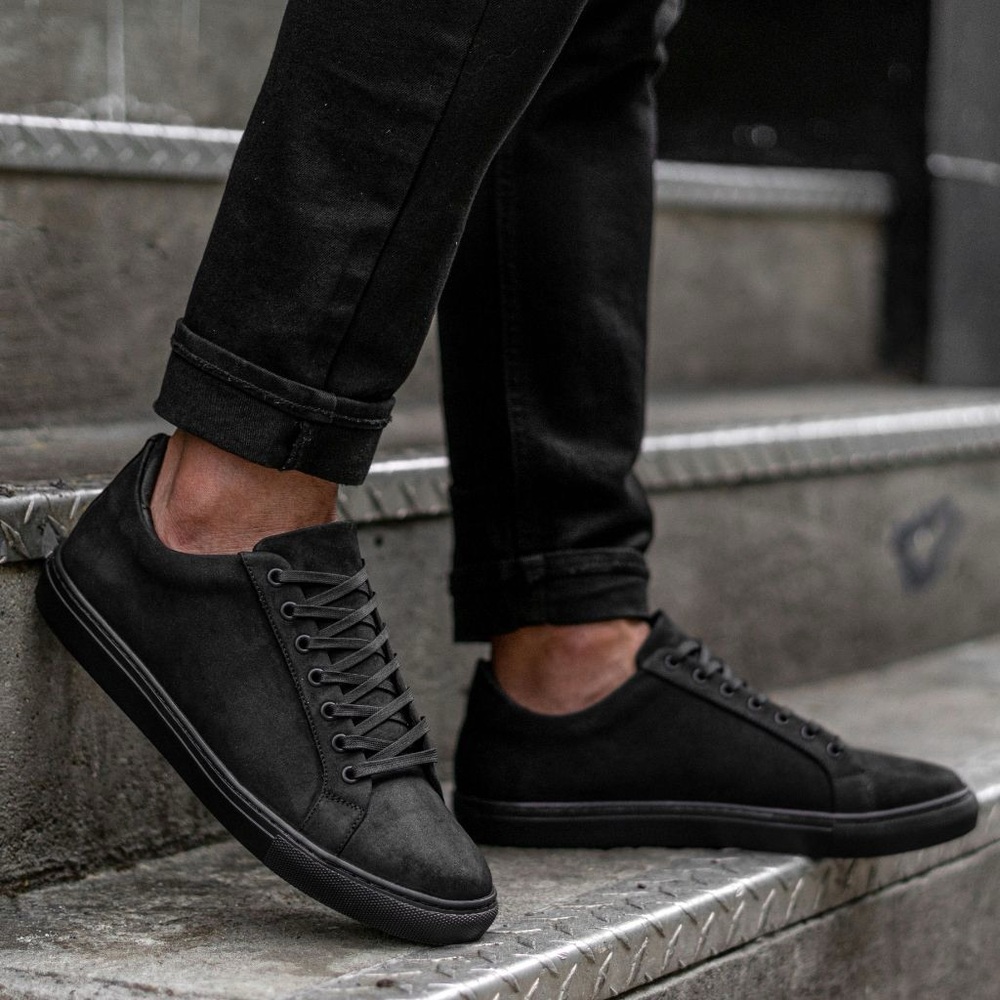 Thursday Premier Low Top Sneakers Matte Black Minimalist Athleisure Men’s 12